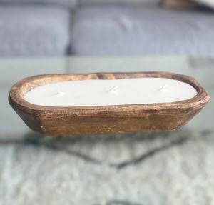 Tazón de masa de madera, portavelas de masa de madera de calidad Premium perfecta, decoración del hogar, velas de fragancia hechas a mano - Product Image 5