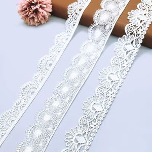 Tela de lujo de alta calidad de lujo larga para encaje suizo de nailon GPO malla de poliéster adorno de Coral con abalorio de encaje bordado para novia de EE. UU. - Product Image 1