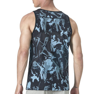 Camiseta sin mangas informal de servicio OEM para hombre, camiseta sin mangas de poliéster de alta calidad, transpirable, de secado rápido, diseño personalizado, talla XL, venta al por mayor - Product Image 3