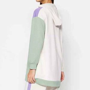 ชุดวอร์มผ้าฝ้าย100% สำหรับผู้หญิงระบายอากาศได้ดีแห้งเร็วชุดวอร์มคอลูกเรือเอวยางยืดแบบออกแบบได้ตามต้องการ - Product Image 6