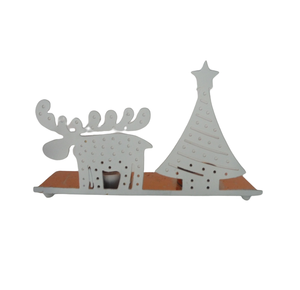 American Design Iron 2 T Lite Holder Feuille de cuivre Décoration de maison et de Noël pour la fabrication à la main en gros sur mesure - Product Image 3