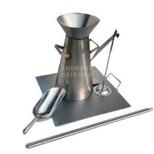 Appareil d'essai de compactage <span class=keywords><strong>Abrams</strong></span> & Shaer pour béton avec ensemble de cônes en <span class=keywords><strong>acier</strong></span> inoxydable 304, précision de 1 % - Product Image 4