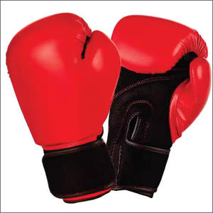 Gants de boxe en cuir véritable à lacets fermeture nouveau Design gants de combat de compétition professionnelle - Product Image 2