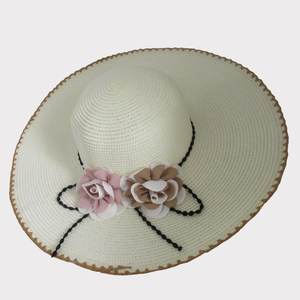 Gorra de protección UV para mujer de Vietnam, sombreros de paja plegables, sombrero de bambú de paja de papel portátil, sombrero de ala ancha para playa y sol - Product Image 6