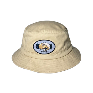 Chapeau Bob Unisexe Personnalisé ODM du Fabricant Vietnamien – Broderie Pêcheur, Soleil, Pêche, Argyle, Dessin Animé, Logo de Marque - Product Image 1