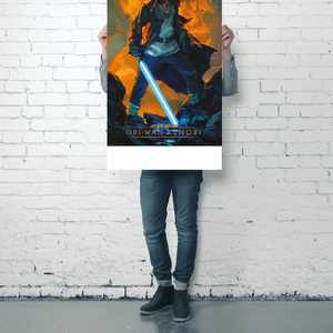 Affiche Star Wars Kenobi Guardian : Techniques d'impression numérique pour la graphisme - Product Image 5