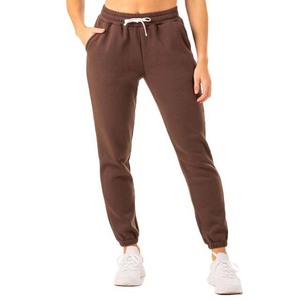 Pantalons de sport d'hiver sur mesure pour femmes, taille mi-haute, coupe régulière, devant plat, jambe droite, cordon de serrage, respirant, séchage rapide - Product Image 1