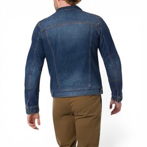 Chaqueta de Motociclismo PMJ WEST Azul AAA Twaron de Una Sola Capa, Ropa Deportiva Transpirable e Impermeable para Motocross, Talla Grande XL, Hecha en Italia - Product Image 6