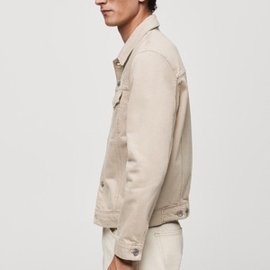 Veste de mode classique grande taille hommes col veste en jean meilleure qualité usine fabricant automne hiver pour hommes - Product Image 4