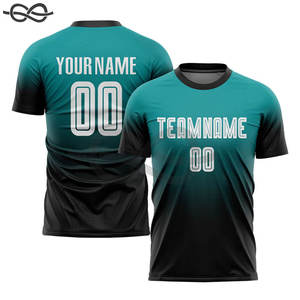 Conjunto de camiseta de fútbol de color personalizado con logotipo estampado retro personalizado, uniforme de entrenamiento de fútbol juvenil, uniforme de fútbol de secado rápido - Product Image 5