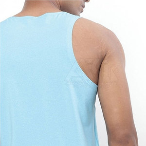 เสื้อกล้ามออกกำลังกายผู้ชาย แห้งเร็ว ระบายอากาศดี ไม่มีแขน ผู้ผลิตเสื้อกีฬา รับทำโลโก้ OEM ขายส่งเสื้อกีฬาฟิตเนส - Product Image 6