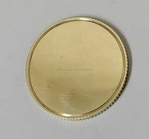เหรียญโลหะทองเหลืองทองแดงเปล่าแบบกำหนดเอง ไม่มีค่าแม่พิมพ์ ขนาด 40 มม. เหรียญทองเหลืองเปล่าแบบตัน สำหรับสลักด้วยเลเซอร์ไฟเบอร์ - Product Image 4
