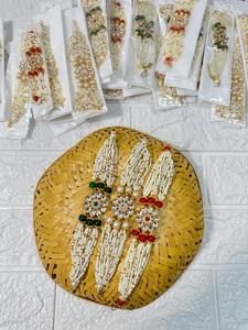 Perles et bracelets Kundan faveurs de mariage femmes Mehndi Sangeet cadeaux de fête Baraat Swagat cadeaux faveurs de demoiselle d'honneur - Product Image 4