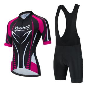 Ensemble de maillots de cyclisme d'été 2025 Vêtements de cyclisme pour femmes Combinaison de vélo à manches courtes Vêtements d'extérieur pour vélo - Product Image 5