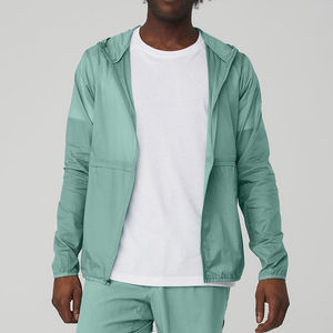 เสื้อแจ็คเก็ตกันลมสำหรับผู้ชายเสื้อกันลมกันน้ำน้ำหนักเบา2025ออกแบบได้ตามต้องการ - Product Image 4