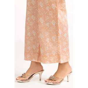 Combinaison orange pour femme, pantalon cargo respirant à jambes larges avec taille élastique, taille mi-basse/basse, pantalon décontracté - Product Image 1