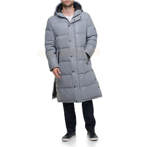 Vente directe d'usine, parka à capuche imperméable longue et grande taille, best-seller, qualité supérieure, respirante, pour homme, hiver - Product Image 2