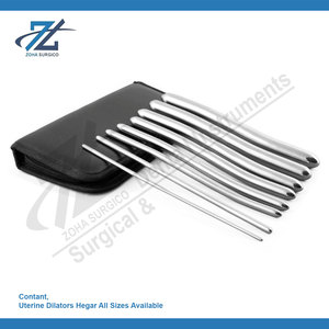 Dilatador uterino Hegar 9mm, 18,5 cm Juego de dilatadores Instrumentos quirúrgicos de acero inoxidable Instrumentos quirúrgicos básicos Pakistán - Product Image 3