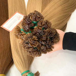 Extensions de cheveux à pointe plate alignées sur les cuticules standard à double dessin de kératine russe Diverses couleurs Nouvelle arrivée! - Product Image 2