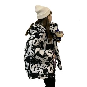 Personnaliser Sublimation Imprimé Puffer Femmes Veste Top Qualité Fermeture Éclair Puffer Veste Tendance À Capuche Coupe-Vent Veste D'hiver - Product Image 2