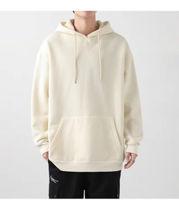 Sweat à capuche surdimensionné personnalisé de qualité supérieure pour l'hiver, en tissu polaire polyester/coton, design personnalisable pour homme - Product Image 3