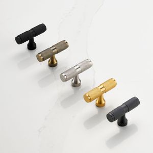 Popular Design T bar Solid Brass Door <b>Knobs</b> <b>for</b> Home <b>Dresser</b> Door Cabinet Furniture Decorative Kitchen Wardrobe Handle <b>Knobs</b> - Product Image 1
