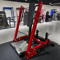 Máquina de Press Comercial para Pecho/Brazos/Hombros/Espalda/Core/Piernas/Cadera, Vertical, con Placa de Diamante, Tubo Cuadrado de Acero de 2.5mm, para Gimnasio