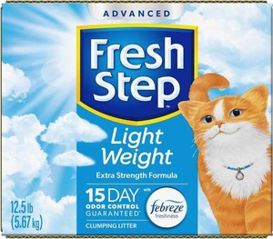 Fresh Step Advanced Extreme Cat Litter Febreze Freshness Extra Strength Clumping 25 Lbs 2-Pack Flushable Pet Limpieza Baño - Product Image 3