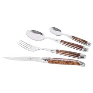 ชุดช้อนส้อมโลหะสำหรับงานแต่งงานชุดเครื่องใช้บนโต๊ะอาหารใหม่ช้อนส้อมโลหะและส้อมดีไซน์ใหม่ - Product Image 6