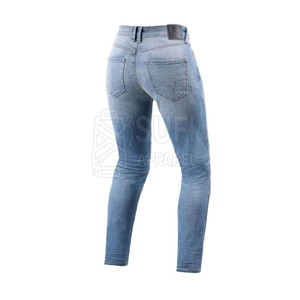 Pantalones Vaqueros de Mujer de Alta Calidad para Invierno, Cintura Media, Frente Plano, Ecológicos, Transpirables, Diseño Personalizable, Venta al por Mayor - Product Image 4