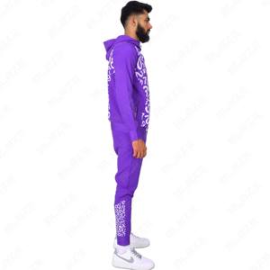 Customized Sweat Suits Breathable Seamless Jogger Sets Cargo <b>Pants</b> Tracksuits Custom Hoodie Sweatpants Letter Print Tracksuit - Product Image 5