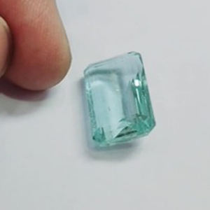 Alta calidad 1 pieza aguamarina Natural 19mm Octágono faceta 15 Cts IRoc ventas Brasil Baruj corte de piedras preciosas sueltas para joyería US $75 - Product Image 2