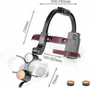 Hot Selling 2025 Nouveau design Phare avec loupe double lampe pour examen ENT... - Product Image 2