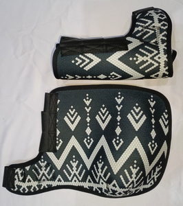 Botas de caballo de neopreno duraderas con estilo, envolturas deportivas protectoras de diseño occidental para entrenamiento de salto ecuestre al aire libre equino - Product Image 4