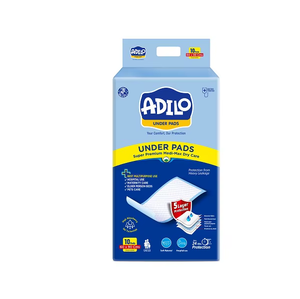 Sous-couches Adilo super absorbantes pour un usage quotidien, protection durable, confort et hygiène, paquet de 10 - Product Image 2