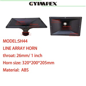ABS 320*200*205mm Standard Line Array Speaker Horn 1 Inch Throat Waveguide Tweeter Horn line array waveguide - Product Image 2