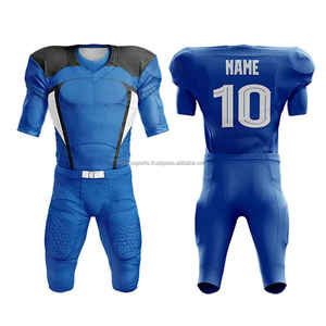 Uniformes de Fútbol Americano Retro Personalizados para Equipos, Conjuntos de Uniformes de Rugby para Hombres Adultos, Ropa Deportiva Profesional, Pantalones Cortos 7v7 - Product Image 1