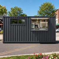 Kiosque alimentaire modulaire OEM en conteneur pour restaurant, dimensions personnalisées pour les entreprises de restauration commerciale