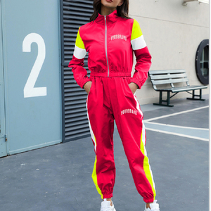 Chándal de mujer de peso pesado de calidad superior 100% Nylon logotipo personalizado OEM Jogging Set Fitness Wear para mujer - Product Image 4