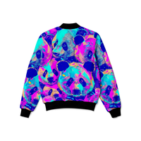 Chaqueta bomber personalizada con impresión 3D de sublimación completa, nuevo diseño, chaquetas unisex para hombres y mujeres