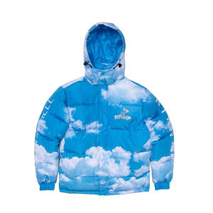 Blank Top Quality Cheap Price Wholesale Cheap <b>Nylon</b> Oem logo Puffy Jacket Men - Product Image 4