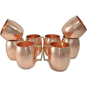 High Quality Copper Mug Handicrafts <b>Drinkware</b> <b>accessories</b> Unique Design Copper Mug Kitchenware Used - Product Image 3