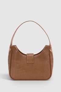 กระเป๋าสะพายผู้หญิงพิมพ์ลายจระเข้ปรับแต่งได้กระเป๋าถือหนังโพลีเอสเตอร์นิ่มมีซิปกันน้ำความจุมาก - Product Image 3