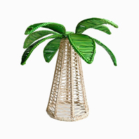 Porte-bougie en herbe de mer naturelle, lanternes et pots à bougies personnalisés, décoration de palmier, fabrication artisanale du Vietnam, OEM acceptable