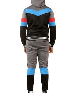 Chándales de nuevo diseño para hombre, chándales de alta calidad para hombre, ropa de calle, ropa deportiva para gimnasio, chándales personalizados para hombre, color de bloque - Product Image 2