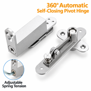 Bisagra Oculta para Puerta Pivotante con Rotación de 360 Grados y Cierre Automático para Puertas de Madera, Herraje Oculto - Product Image 3