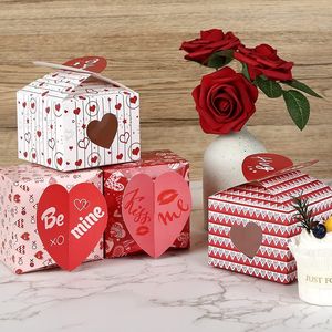 Día de San Valentín 16PCS Cajas para cupcakes y golosinas en forma de corazón para dulces y golosinas - Product Image 3