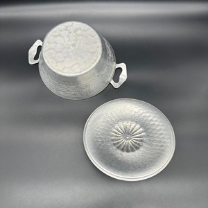 Factory Sell Hammered Aluminium Covered Casserole Dish Flower Mid Century Pan Lid Floral Housewarming Gift - Product Image 5