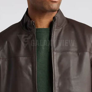 Vestes en cuir à prix de gros, vestes en cuir très vendues, nouveau style de vestes en cuir pour hommes, hiver 2025 - Product Image 5