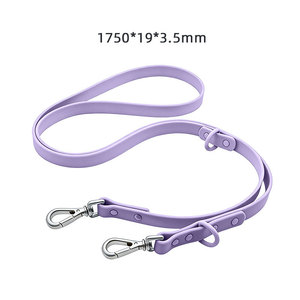 Ensemble de collier pour <span class=keywords><strong>chien</strong></span> personnalisé avec nom, laisse pour animaux de compagnie en PVC imperméable, breloques en silicone 3D souples pour chiens et chats - Product Image 5